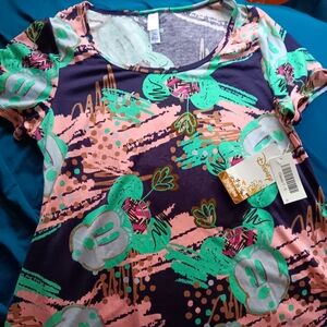 NWT LuLaRoe Disney MICKEY MOUSE Classic T Shirt Women Small